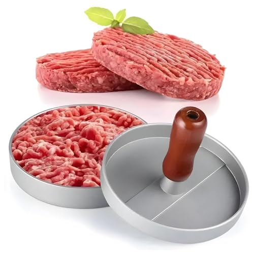 Forma Antiaderente para Hambúrguer Molde de Hambúrguer Caseiro Artesanal Cozinha Gourmet Qualidade P