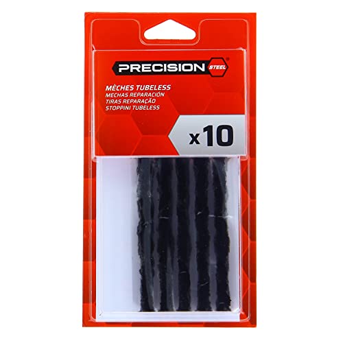 Precision-Steel 10 mèches autovulcanisantes de réparation tubeless