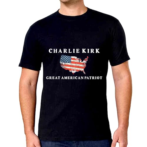 Pray for Charlie Kirk Patriotic Charlie Kirk Faith-Based Political Awareness Top Black Shirt