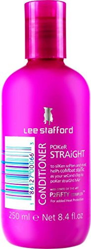 Lee Stafford Poker Straight Conditioner For Conditioned, Healthy Hair with Reduced Static and Frizz 250ml