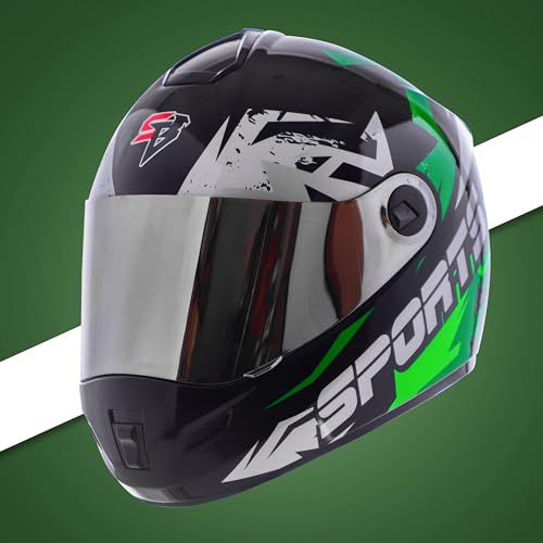 Image of Steelbird SBH-34 Sports ISI Certified Full Face Bike Helmet for Men and Women with Inner Smoke Sun Shield