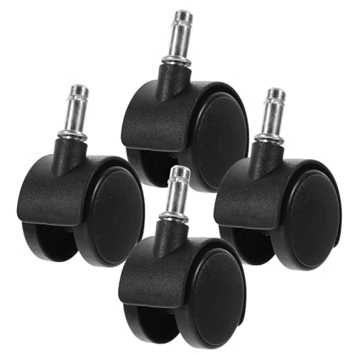 Zerodeko 4 Piezas Ruedas Para Botes De Basura Mini Ruedas Giratorias Para Electrodomésticos Pequeños Para Mover Fácilmente Cocina o Baño