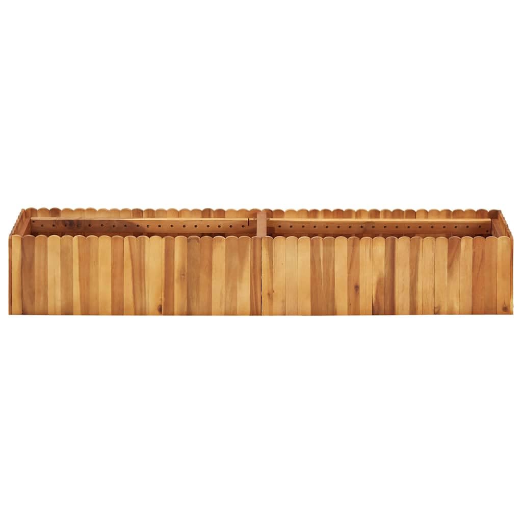 Lit surélevé de jardin en acacia pour créer votre potager de balcon