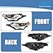 LABLT Halogen Headlight Left and Right Side Assembly Replacement for 2014 2015 2016 Corolla Headlight Pair Driver and Passenger Headlamps