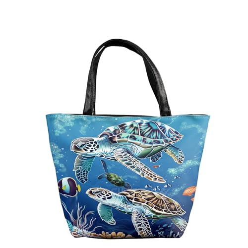 Travel Tote Bags Leather Purses for Women, Shoulder Bag with Zipper, Top Handle Ladies Shoulder Bags