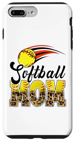 Retro Softball Mom Mama Softball Life Mother's Day Softball �X�}�z�P�[�X iPhone 7 Plus/8 Plus �p