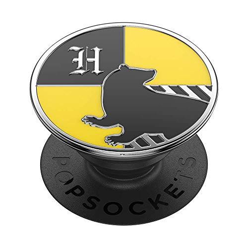 Soporte PopSockets PopGrip de Enamel Hufflepuff con relieve esmaltado