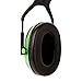 3M X1A Peltor Black and Green Model X1A/37270(AAD) Over-The-Head Hearing Conservation Earmuffs, English, 30.68 fl. oz., Plastic, 5.7