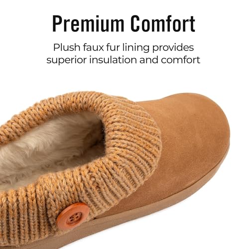Image of Clarks Women's Knit Scuff Slipper