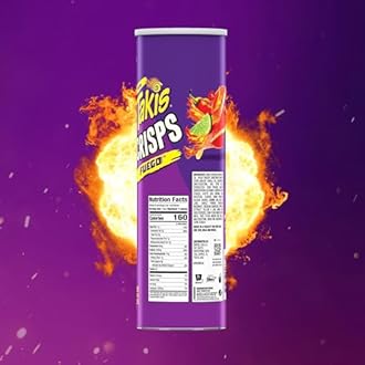 Takis Hot Chili Pepper & Lime Flavored Fuego Potato Crisps, Artificially Flavored, Zero Trans Fat, 5.5 Ounces (Pack Of 15)