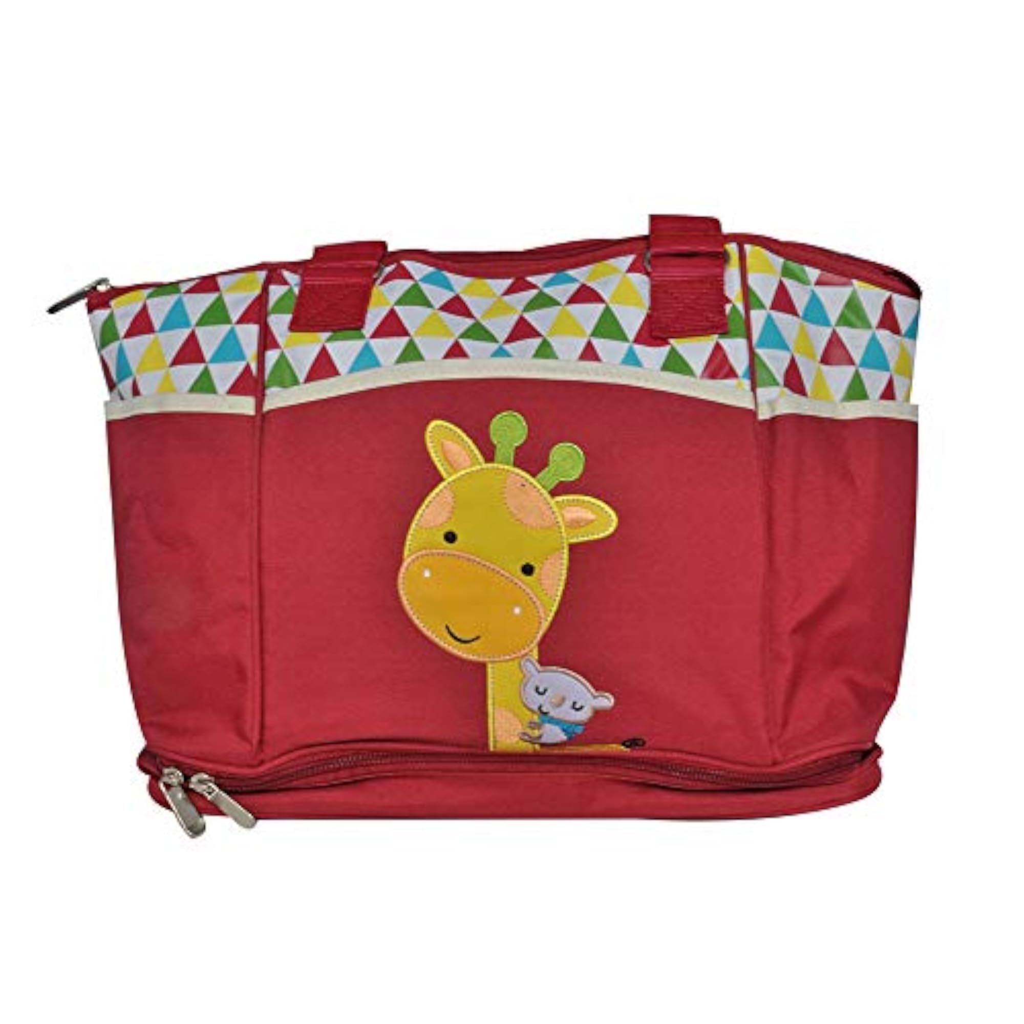 Baby Diaper Bag - Giraffe - 6 Compartments