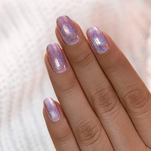 Image of ILNP Get Cozy - Radiant Blush Pink Ultra Holo Nail Polish