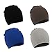 Danolt 4 Pcs algodón Gorros de Punto para bebés, niños, niñas y niños de 0 a 3 años