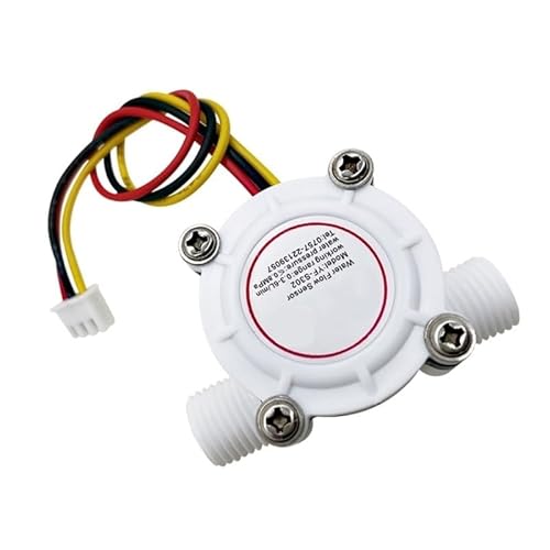 庭のホース散水メーター 多機能水流量計、G1/4インチフィッティング付き、DC3.5-24V、正確な流量検出