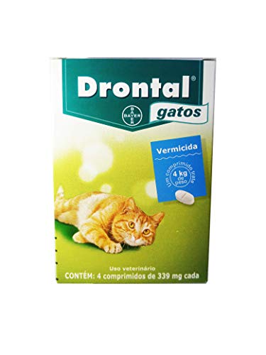 Vermífugo Drontal Gatos - 4 Comprimidos