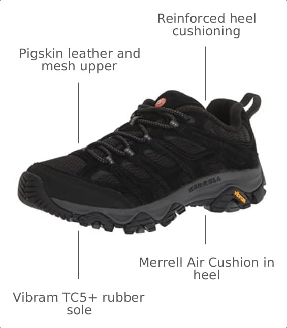 Image of Merrell Men's Moab 3 Hiking Shoe