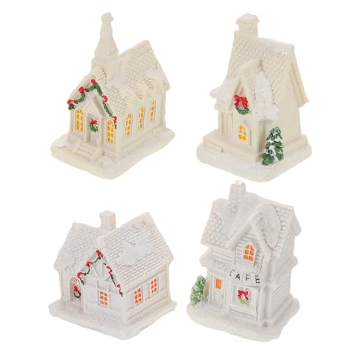 Mini maisons de village de Noël pour décorer facilement les petits espaces - 2
