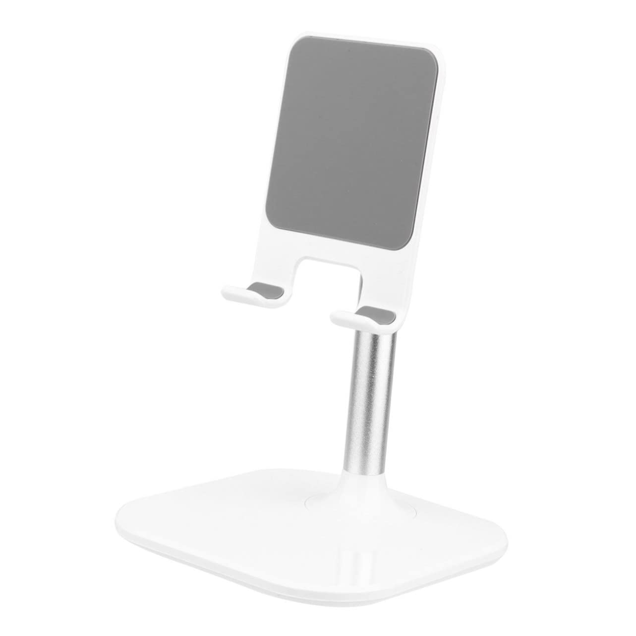 PartyKindom 2pezzi Supporto Per Smartphone e Tablet Da Scrivania Staffa Telescopica Per Videochiamate e Visione Bianco