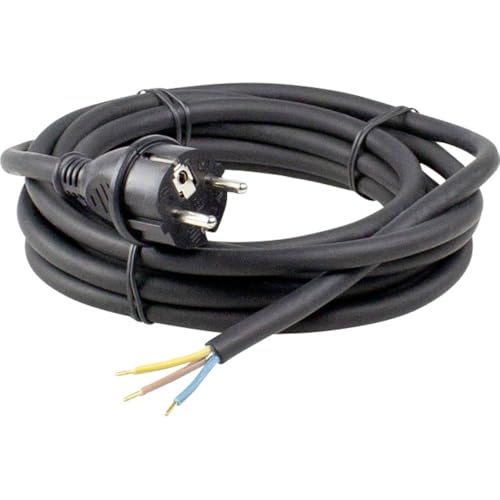 Cable de conexión H07RN-F 3G1,5 de as - Schwabe con 10 metros de goma negra IP44