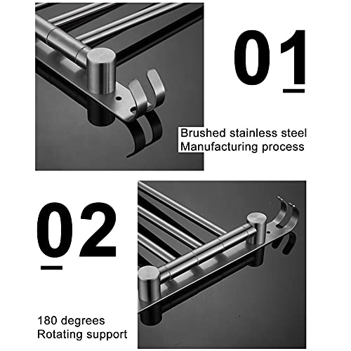 Support de serviette flexible pour optimiser l'espace de votre douche