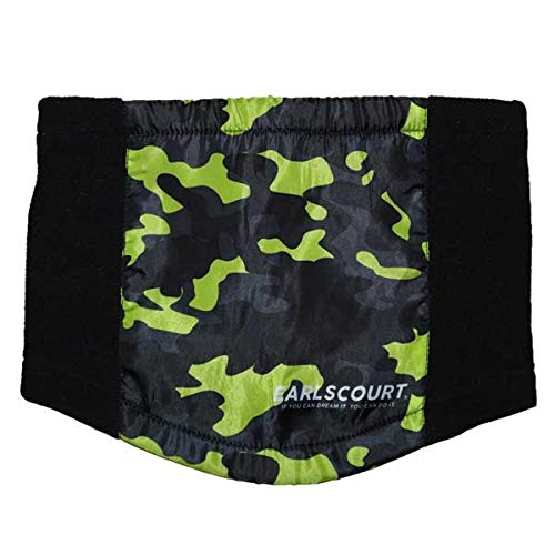 EarlsCourt(アールズコート) カモ柄ネックウォーマー (ec-a031) BK/YE FREE