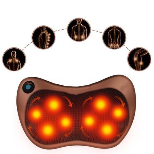 Madison Back Massager with Heat, Shiatsu Back and Neck Massager with Deep Tissue Kneading Electric Neck Massage Pillow for Shoulders Legs Foot Muscle Pain Relief for Home Car Office (Medium) With 5 Year Warranty. 4