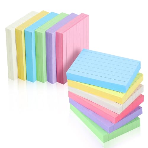 ELAKIRI 1200er Karteikarten a8 liniert 150g/m verdicktes Papier lernkarten bunt 5.2 x 7.4cm flashcards für Englisch Vokabeln Formeln und Notizen Index Cards für Büro Schule Präsentation Vortrag
