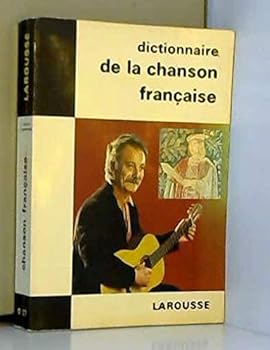 Paperback Dictionnaire de la chanson française [French] Book