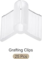 Vista 5 de Clip de injerto para ramas de plantas, [para jardín] - 0.138 in/transparente/25