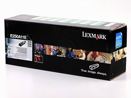 Toner black Lexmark E250A11E original pour imprimante Optra E 350 DN