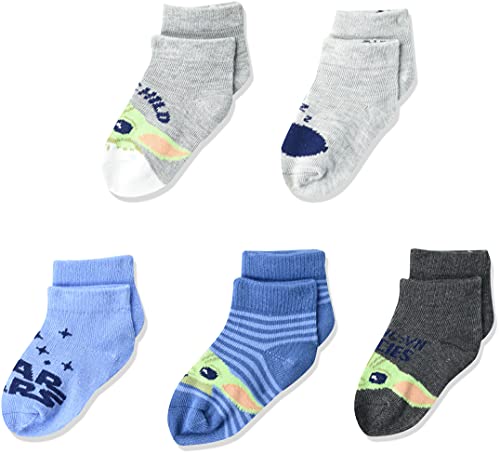 STAR WARS Unisex Baby The Mandalorian 5 Pack Shorty Socks