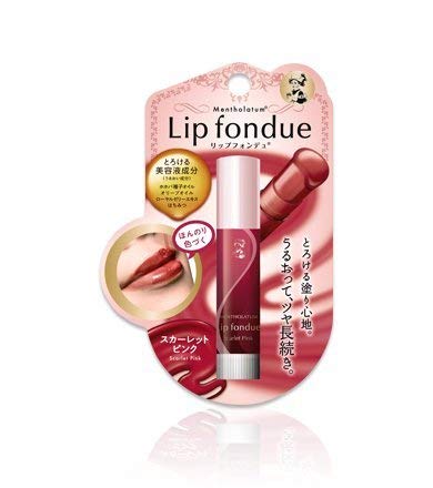 Mentholatum Lip Fondue Scarlet Pink (colored) 10 pieces