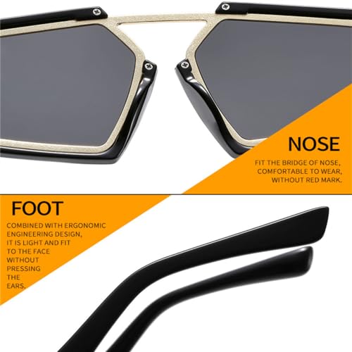 Gafas de sol irregulares para evitar la fatiga ocular con estilo 5