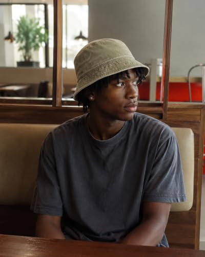 Image of Zylioo XL XXL Bucket Hat for Big Heads, Washed Cotton Sun Hat | Roomy L-XXL Fit With Washed Cotton Comfort, Easy To Fold For Fishing, Beach, Hiking, Travel, And Summer Wear
