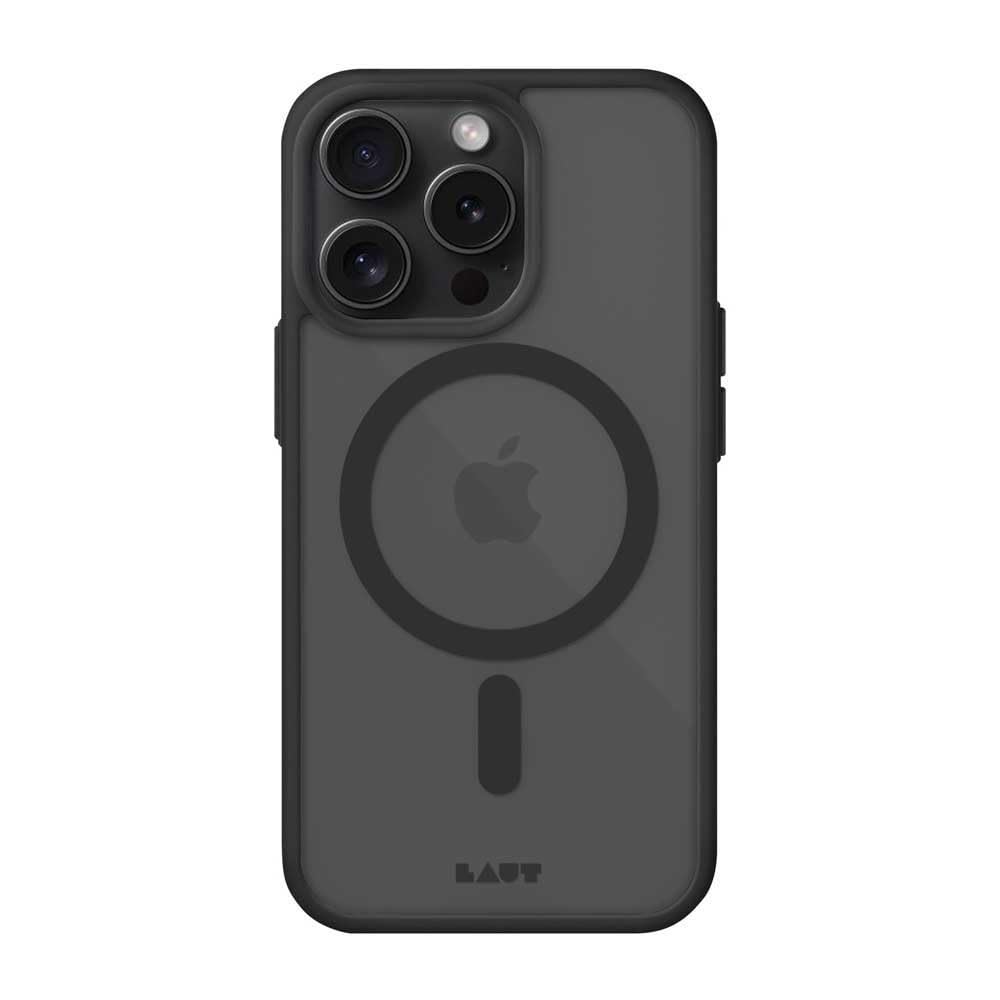 LAUT - HUEX Protect case Compatible with iPhone 15 Pro (6.1") - Black