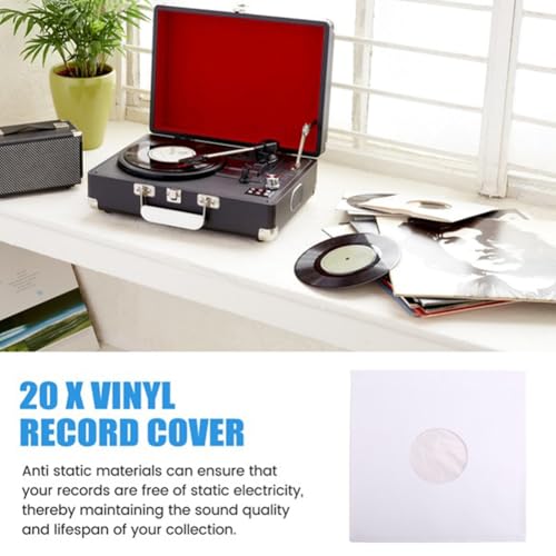 Fundas antiestáticas para discos de 12 pulgadas bolsa interior protectora LP 6
