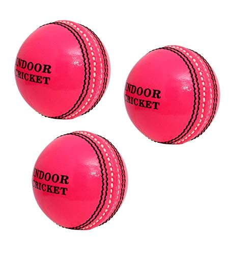 Balles de cricket d'intérieur rose CW pour gymnase et club