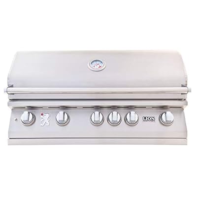 Lion L90000 40-Inch Built-in Natural Gas Grill with Rear Infrared Burner