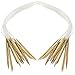 Set 16 Piezas Agujas Tejer Circulares de 100cm por Curtzy - Kit...