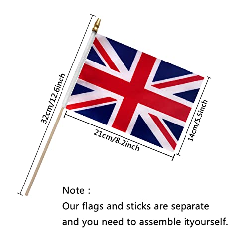 TSMD 12 Pack United Kingdom Flags