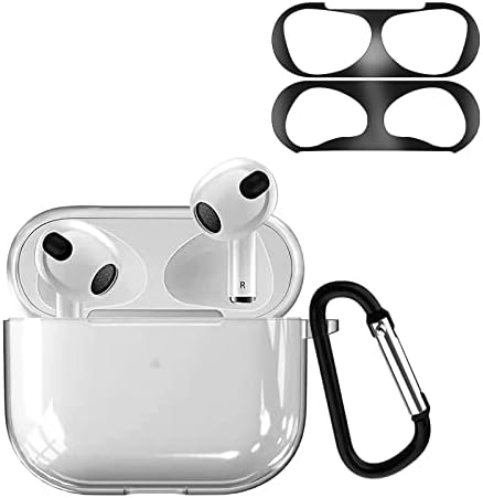 Amazon | ELYBYYLE for AirPods 3 ケース 【ダストガード付き】TPU素材 