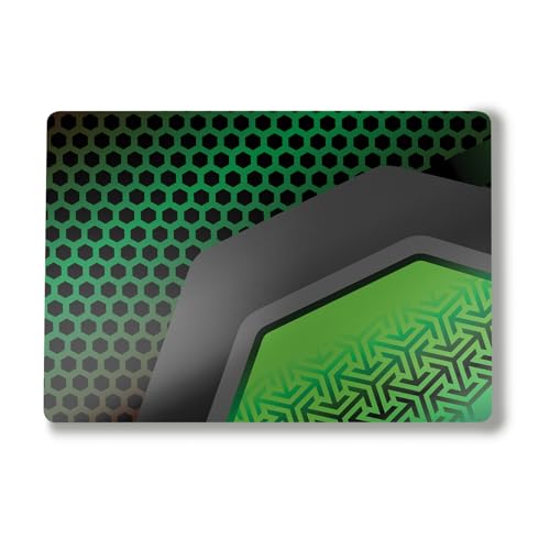 Image of Laptop Skin Compatible with Alienware M18 R2 (2024) - Hex Green - Premium 3M Vinyl Protective Wrap Decal Cover - Easy to Apply | Crafted in The USA by MightySkins
