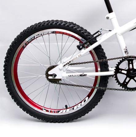 Bicicleta Garra Flash Suspensão Bmx Aro 20 Branca