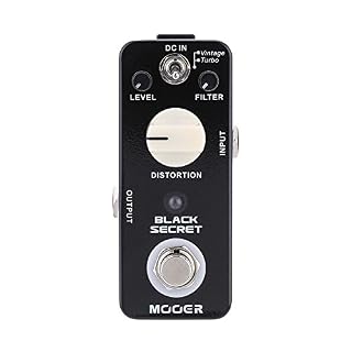 SHUIYUE Noir Secret Micro Mini Distorsion Guitare électrique Effet pédale True Bypass,Effet Guitare - Les Beatles, Paul McCartney, John Lennon, RIngo Starr, George Harrison SHUIYUE Noir Secret Micro Mini Distorsion Guitare électrique Effet pédale True Bypass,Effet Guitare – Image 2