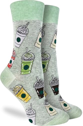Good Luck Sock Women's Frappuccinos Socks, Adult, Shoe Size 5-9