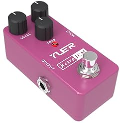 Retro JCM, Guitar Effects Pedal, Mini Single Type, True Bypass, DC 9V, for Electric Guitar and Bass - Les Beatles, Paul McCartney, John Lennon, RIngo Starr, George Harrison