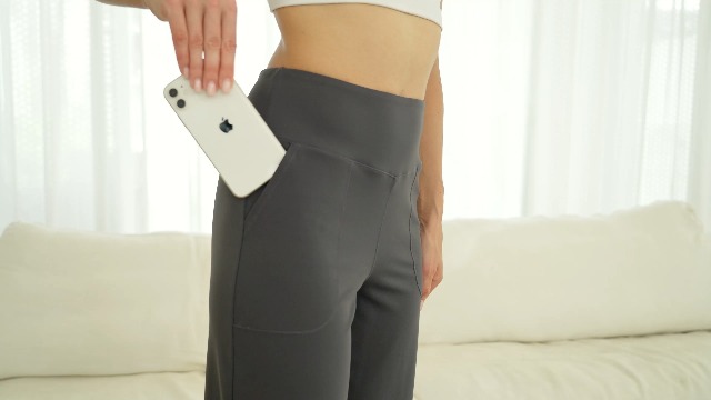 Amazon.com: COPYLEAF Wide Leg Pants Woman High Waist Yoga Pants