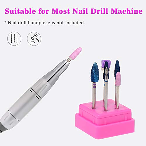 Dabey Brocas, 7Pcs Conjunto De Brocas Para Unhas Pedicure E Broca De Manicure Kit Brocas De Substitu