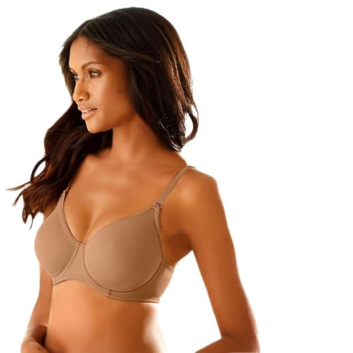 Image of LASCANA Women's Multi Strap T-Shirt Bra - Seamless Preformed Cups, Underwire Support, 3 Exchangeable Strap Options