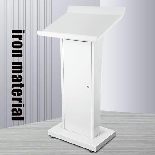 Podio regolabile Leggio Stand per aule Chiese torium & sale riunioni - Podio da pavimento con ripiano per una maggiore visibilità & t